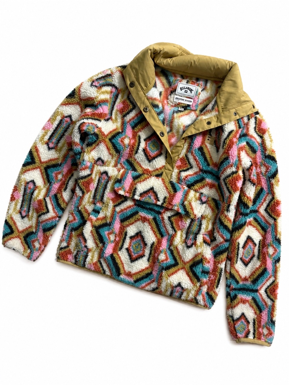 Billabong Adventure Division Printed Sherpa Fleece Pullover